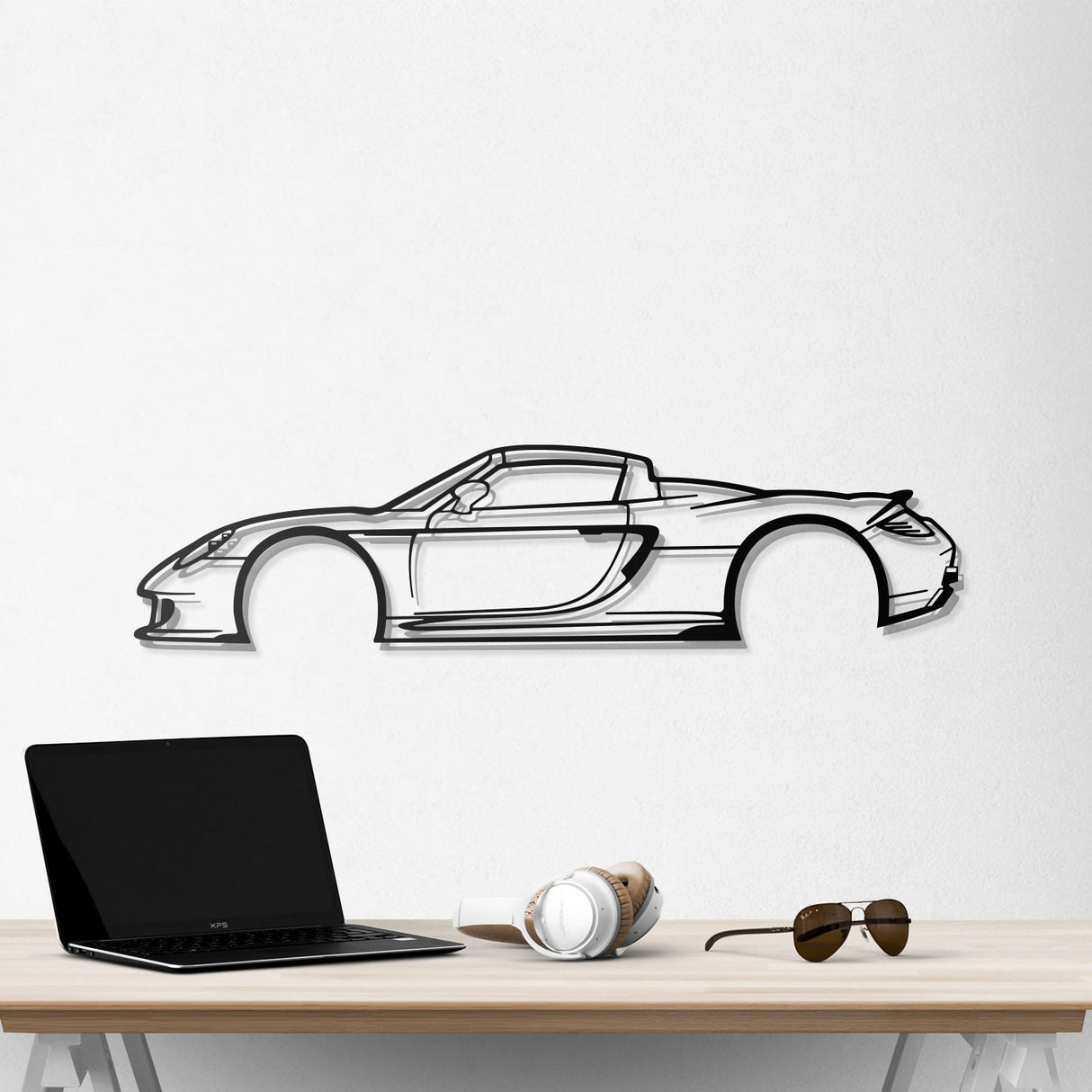 Carrera GT Metal Car Wall Art - NC0894