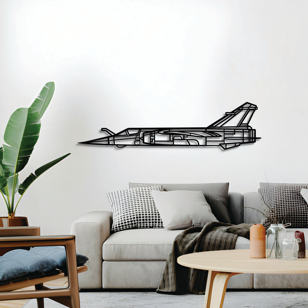 Matte‑finish Mirage F1CT aircraft wall art, perfect avgeek gift for aviation enthusiasts on special occasions