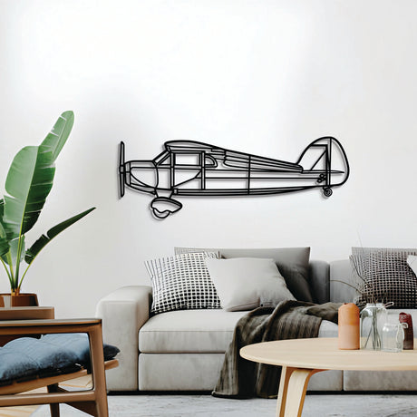 Matte‑finish Model B aircraft wall art, perfect avgeek gift for aviation enthusiasts on special occasions