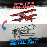 Your Personalized Aircraft Metal Wall Art - NCP0201