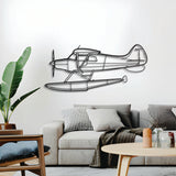 M‑4 aircraft wall décor – elevated 1 cm from the wall using elevation screws for a stylish 3D shadow effect