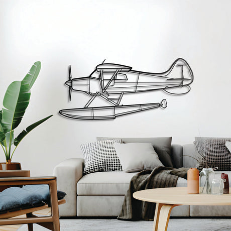 M‑4 aircraft wall décor – elevated 1 cm from the wall using elevation screws for a stylish 3D shadow effect