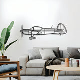 CAP 10 wall decor – elevated 1 cm off the wall with included elevation screws for a sleek 3D shadow effect of its low‑wing aerobatic profile