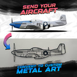 Your Personalized Aircraft Metal Wall Art - NCP0201