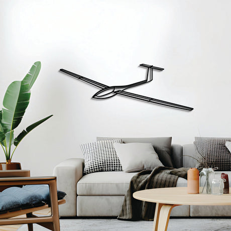 Navigate Craft SZD-56 Angle airplane wall décor, ready-to-hang with elevation screws, aviation gift idea