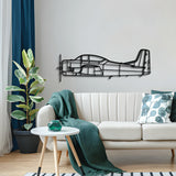 Matte finish T‑28 Trojan aircraft wall art, perfect avgeek gift for aviation lovers on special occasions