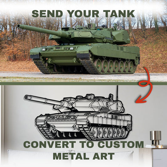 Your Personalized Tank Metal Wall Art - NCP0653
