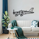 Navigate Craft TB-10 metal airplane wall décor, ready-to-hang with elevation screws, aviation enthusiast gift