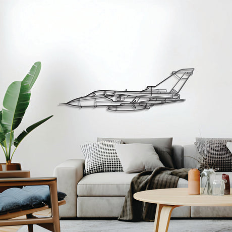 Ready‑to‑hang Tornado IDS wall decor, textured dyed steel—perfect aviation enthusiast gift