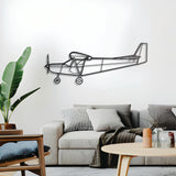 STOL CH‑701 wall décor – elevated slightly off the wall using spacers for a striking 3D shadow effect of its rugged short‑takeoff‑and‑landing design