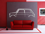 Mini Classic Metal Car Wall Art - NC1049