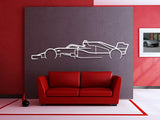 Formula1 F1 Metal Car Wall Art - NC0983