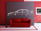 WRX STI VA Metal Car Wall Art - NC1112