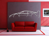 F-40 Metal Car Wall Art - NC0967