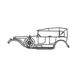 1907 Silver Ghost Metal Car Wall Art - NC0003