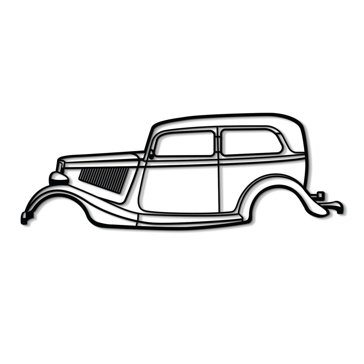 1934 Tudor Metal Car Wall Art - NC0006