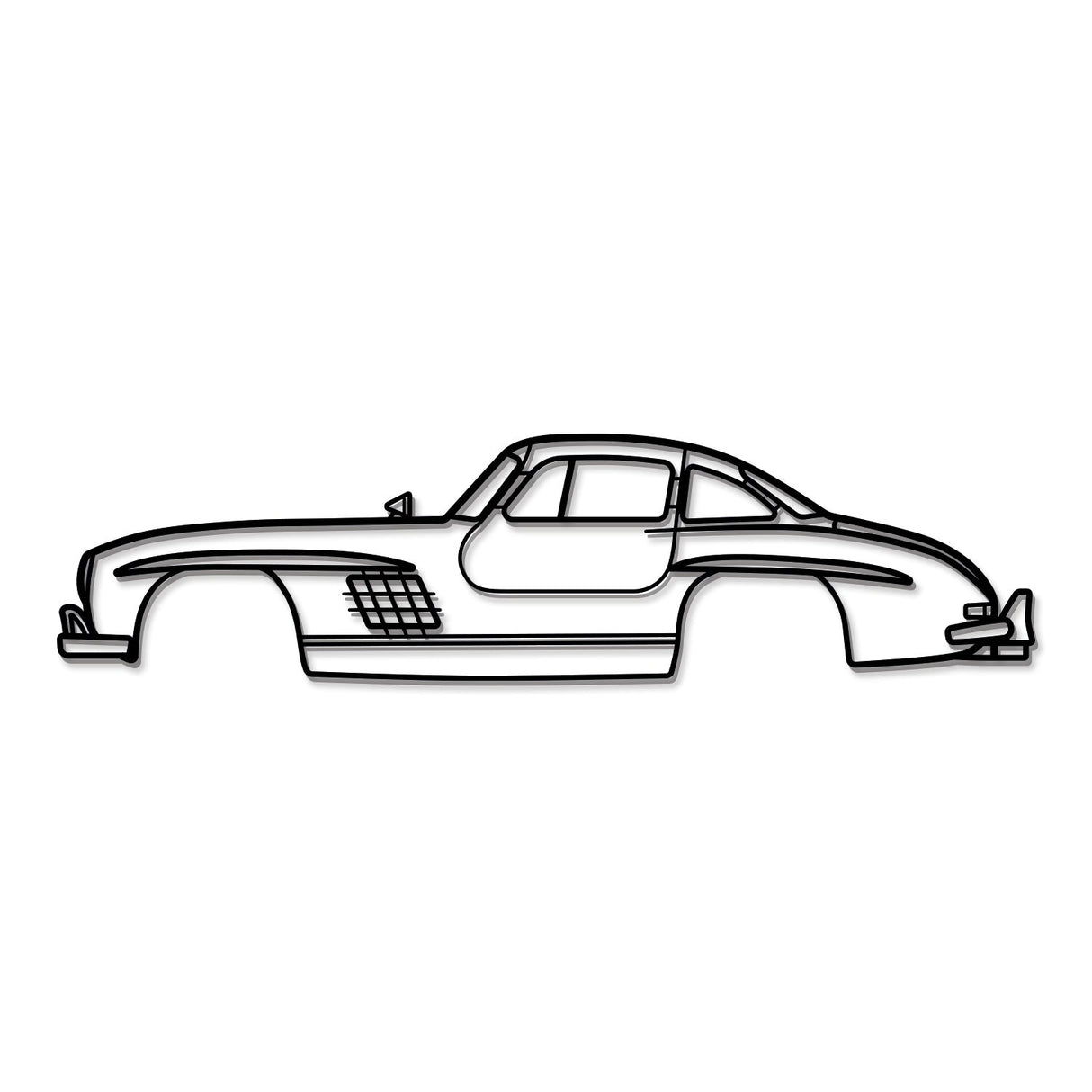 1954 300 SL Coupe Metal Car Wall Art - NC0030