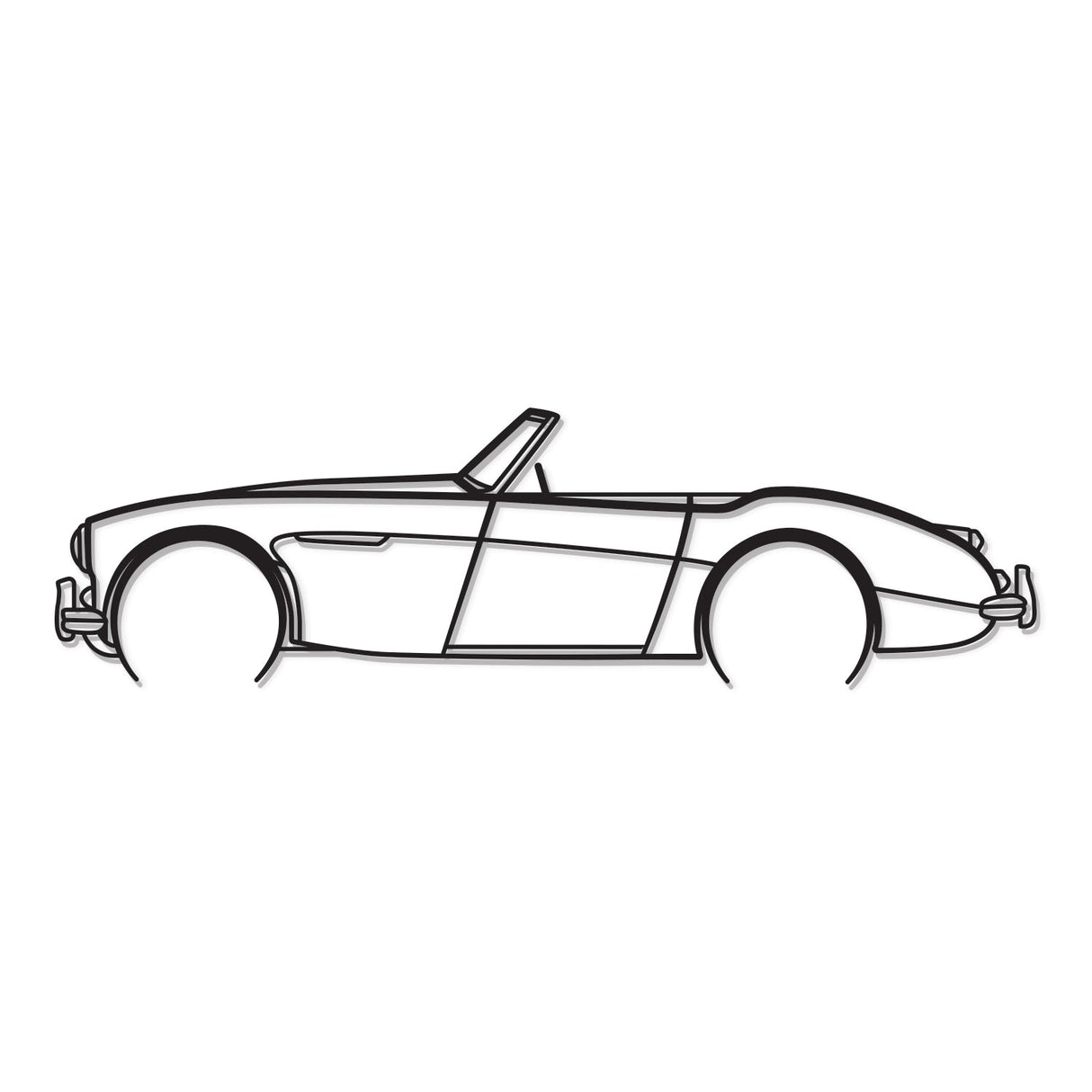 1957 3000 106 Detailed Metal Car Wall Art - NC0045