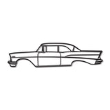 1957 Bel Air Metal Car Wall Art - NC0046