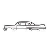 1957 De Ville Coupe Metal Car Wall Art - NC0049