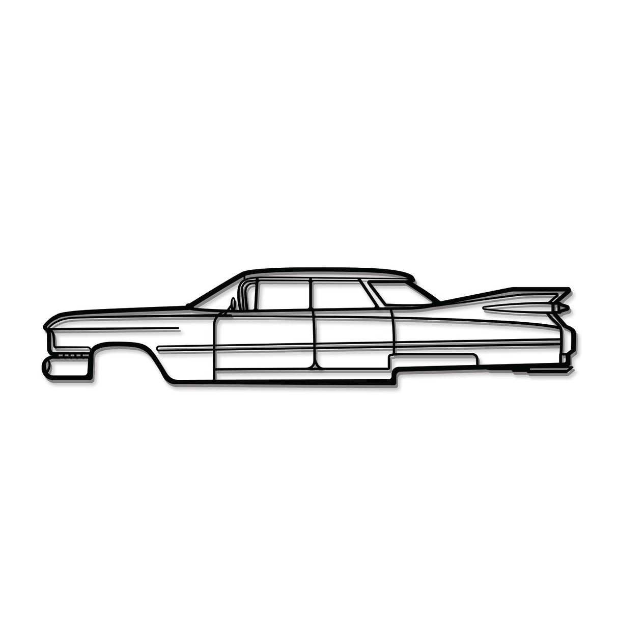 1959 Deville Metal Car Wall Art - NC0057