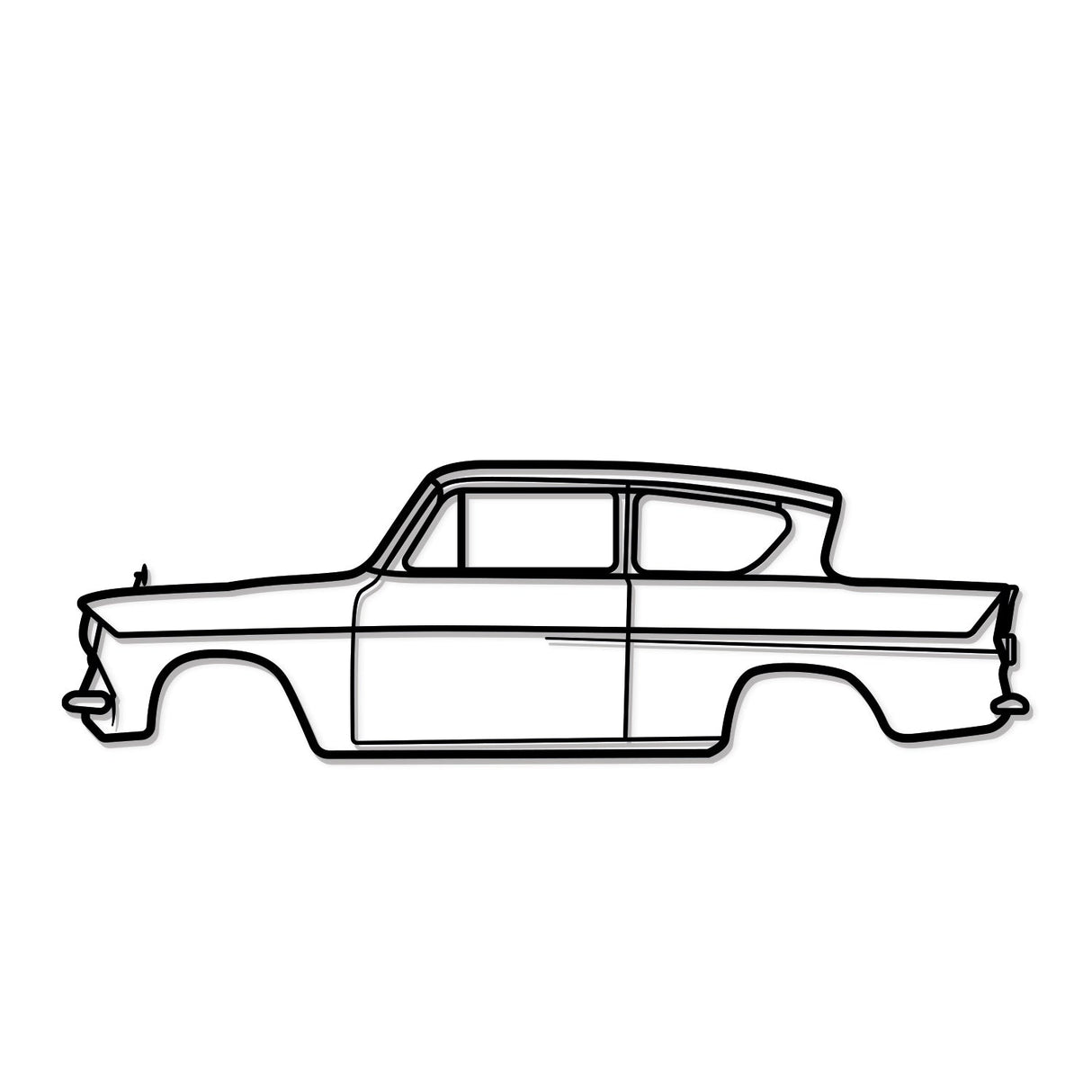 1959 Anglia 105E Metal Car Wall Art - NC0055