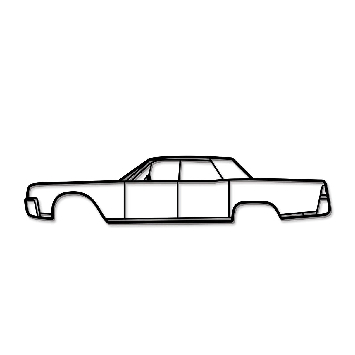 1961 Continental Metal Car Wall Art - NC0062