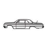 1964 Impala SS Metal Car Wall Art - NC0069