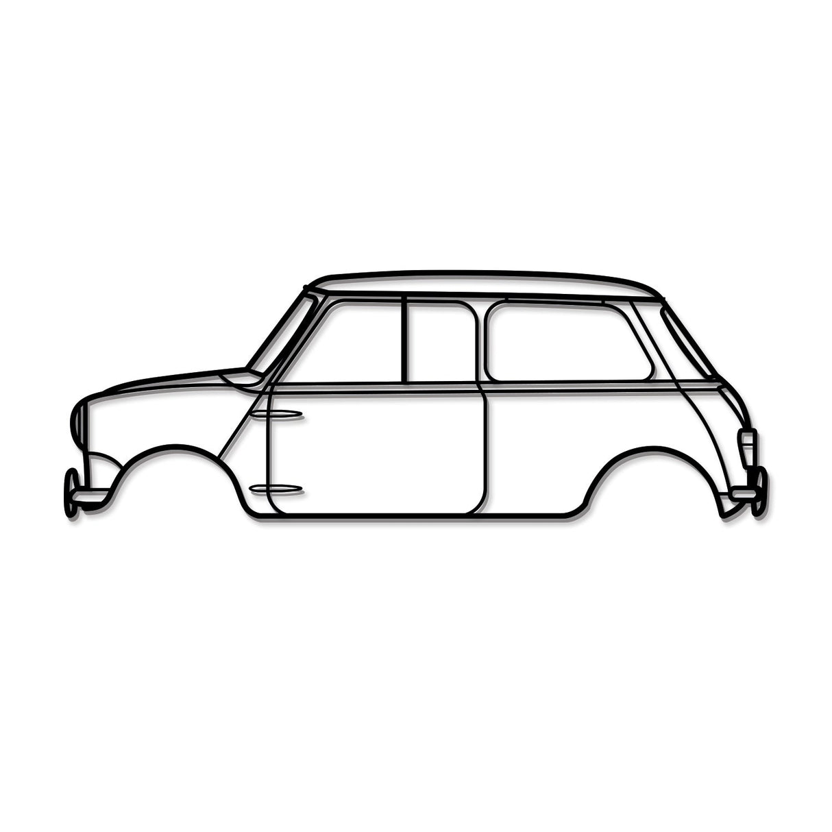 1965 Cooper S Metal Car Wall Art - NC0073