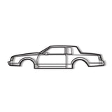 1986 Regal Coupe Metal Car Wall Art - NC0208