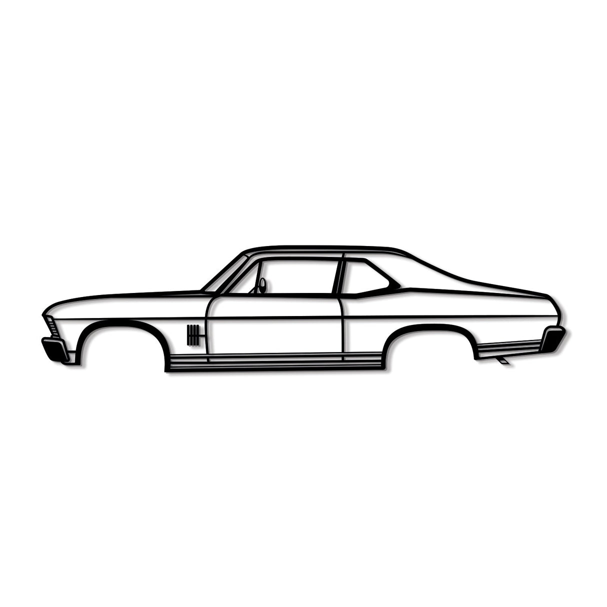 1970 Nova Metal Car Wall Art - NC0137