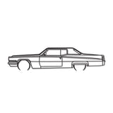 1970 Deville Metal Car Wall Art - NC0133