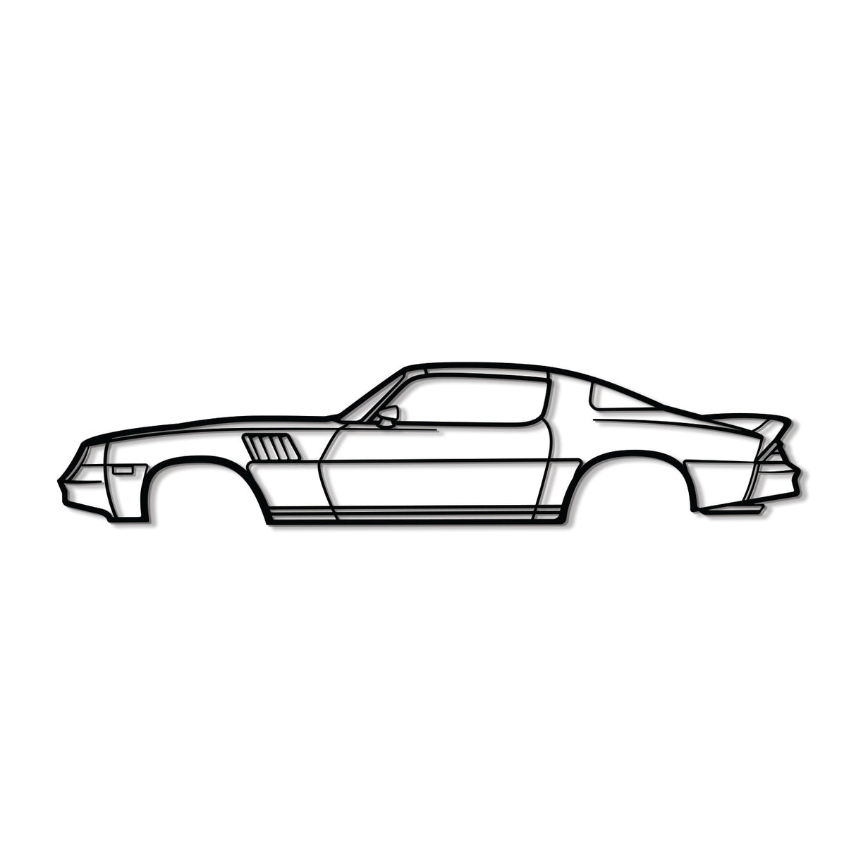 1978 Camaro Z28 Metal Car Wall Art - NC0181