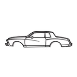 1979 Monte Carlo Metal Car Wall Art - NC0184