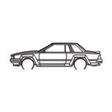 1983 240 RS Metal Car Wall Art - NC0194