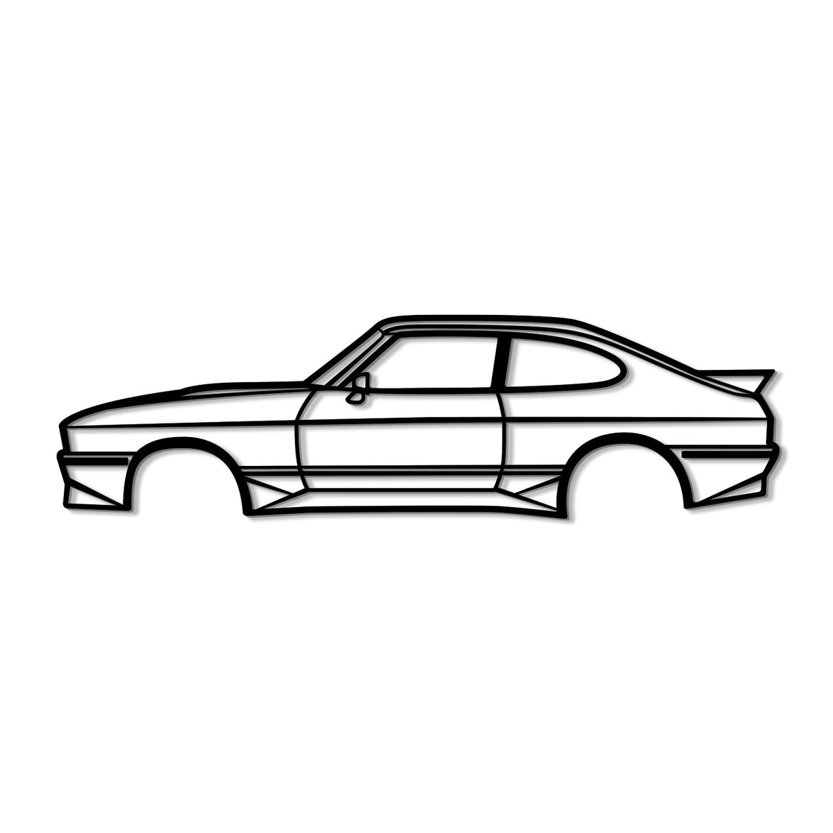 1985 Tickford Capri Metal Car Wall Art - NC0205