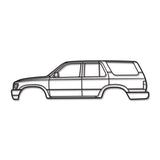 1990 4Runner 2nd Gen (N120) Metal Car Wall Art - NC0226