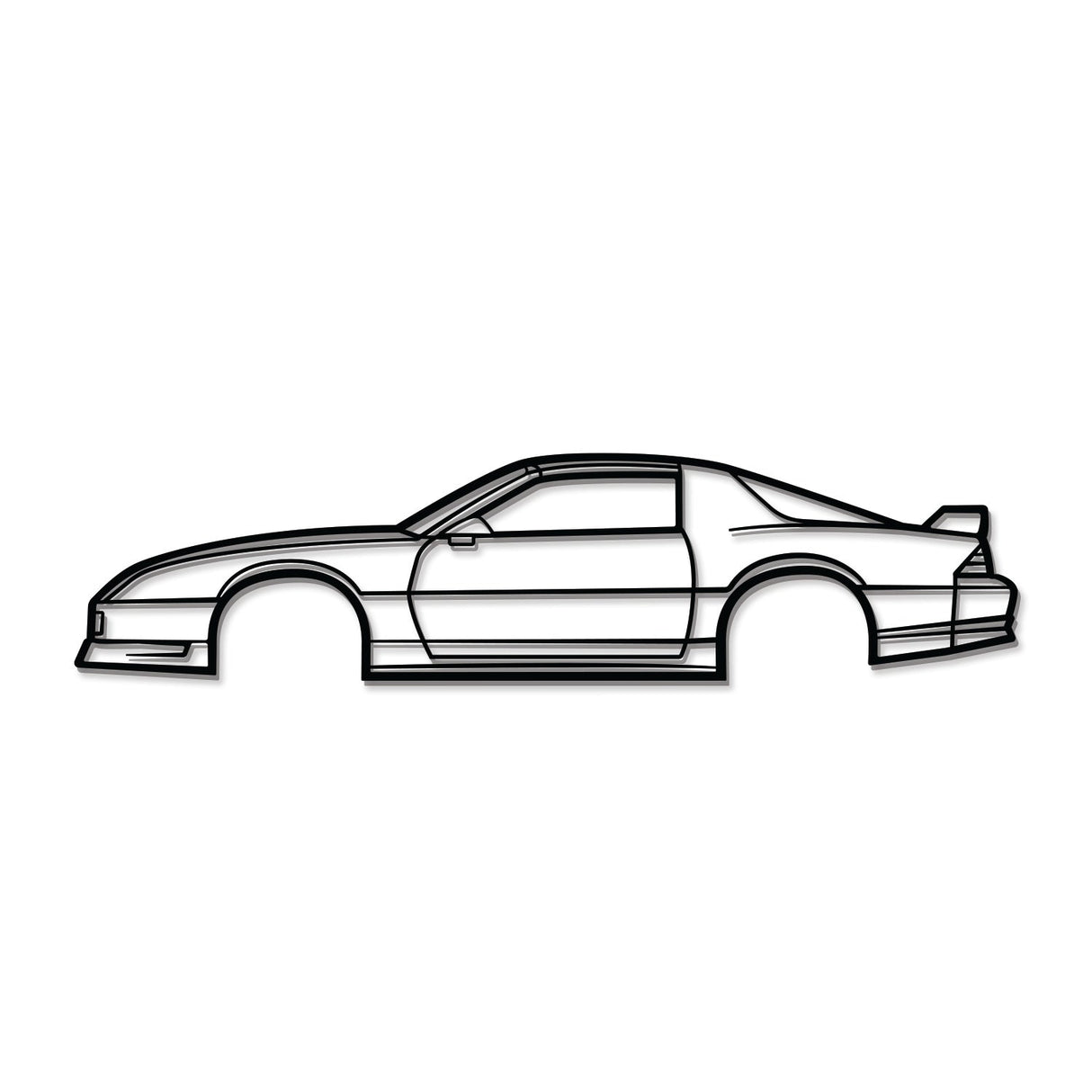 1991 Camaro Z28 Metal Car Wall Art - NC0234