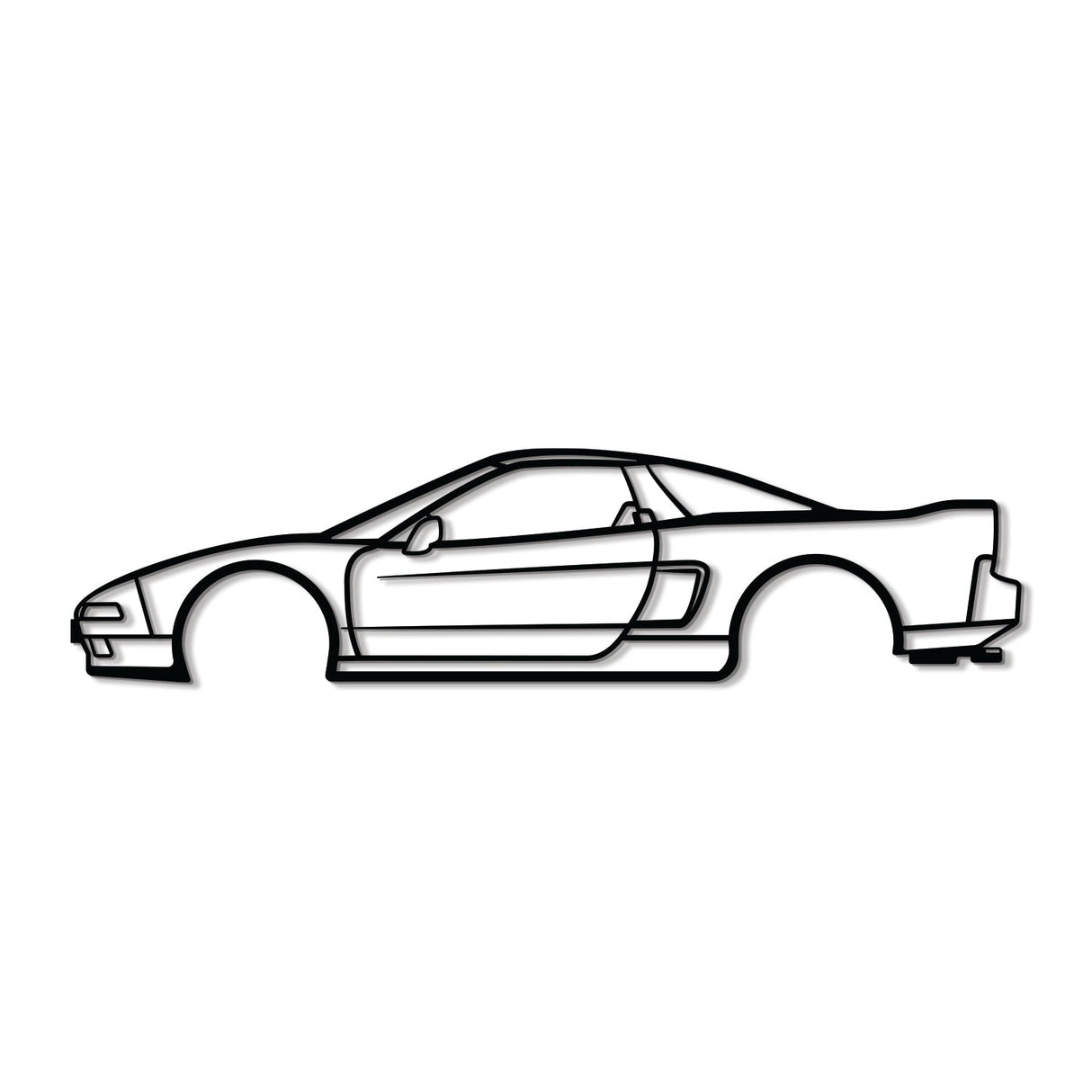 1991 NSX Metal Car Wall Art - NC0236