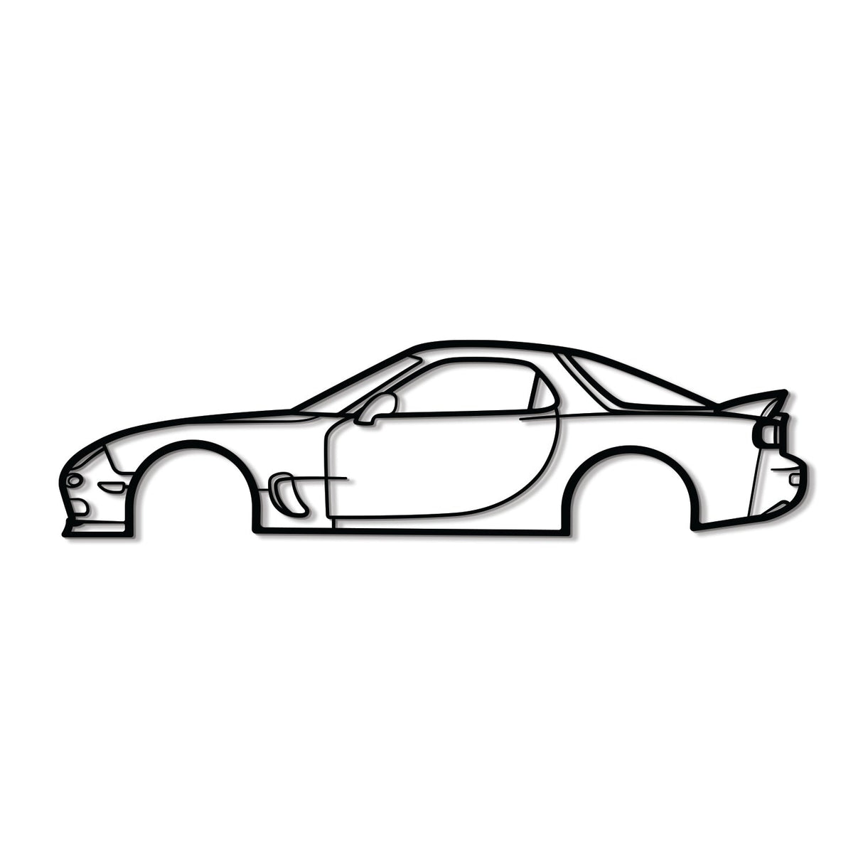 RX-7 Metal Car Wall Art - NC0248