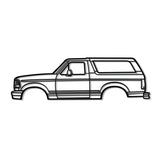 1994 Bronco Metal Car Wall Art - NC0251