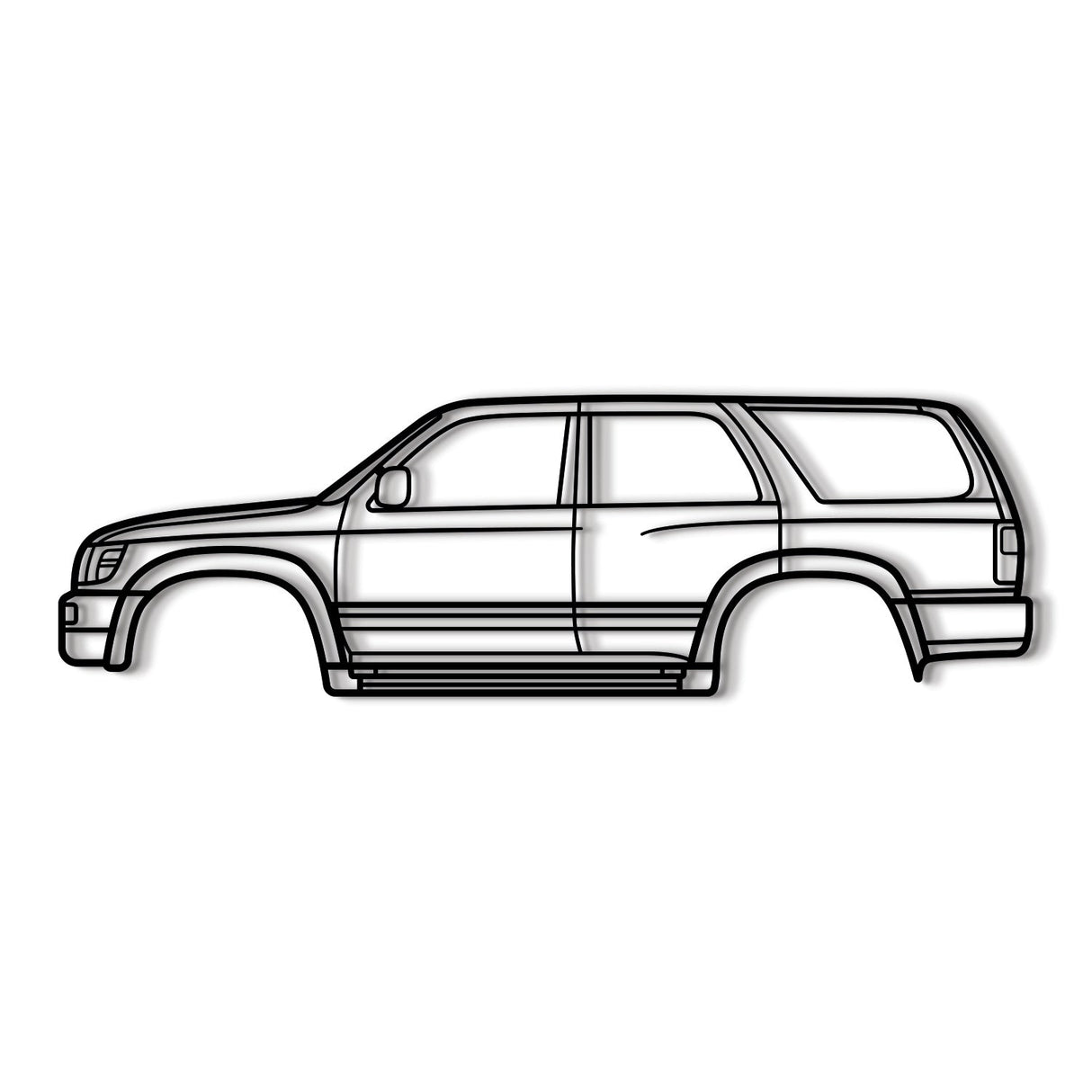 1996 4Runner 3rd Gen (N180)  Metal Car Wall Art - NC0257