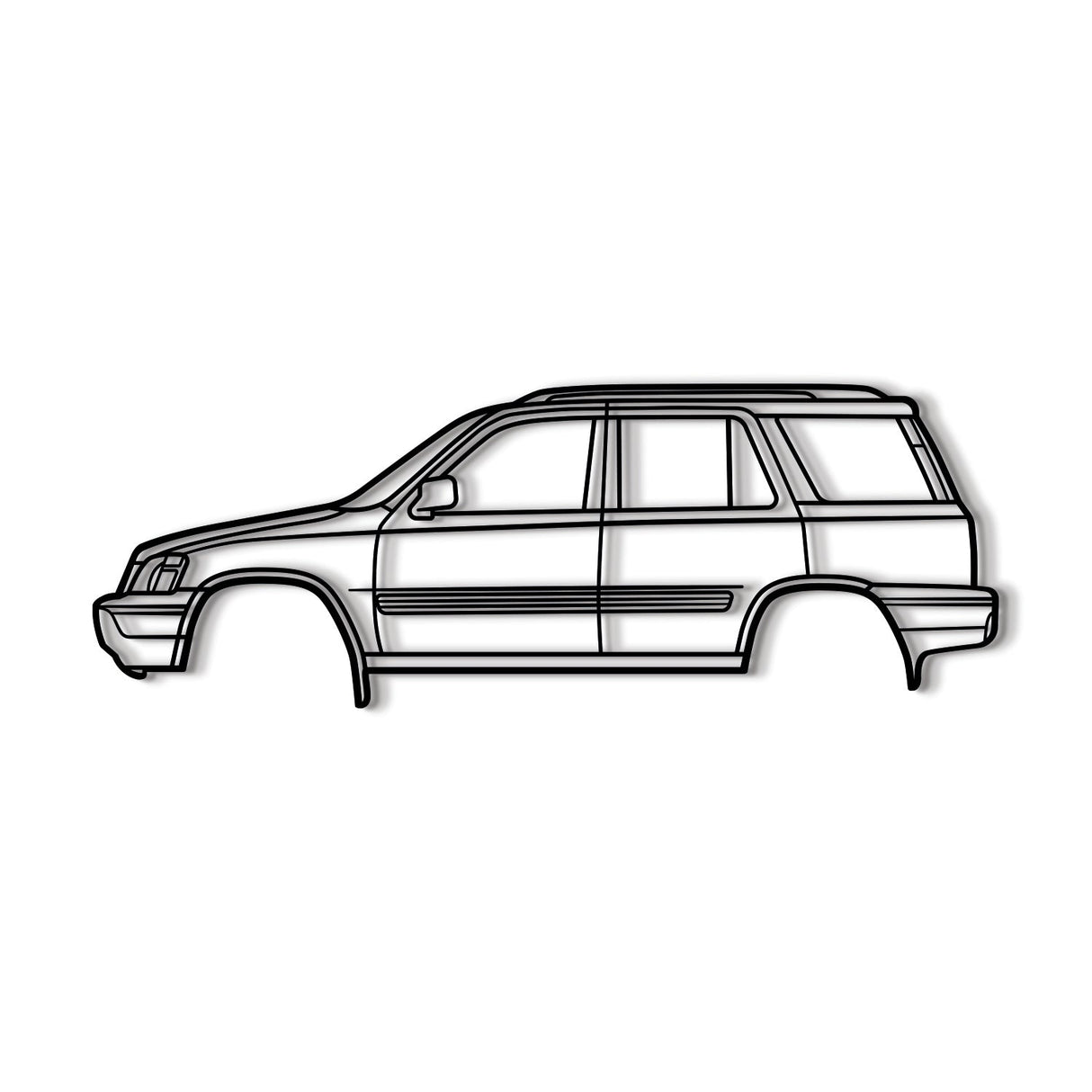 1997 CR-V 1st Gen Metal Car Wall Art - NC0261