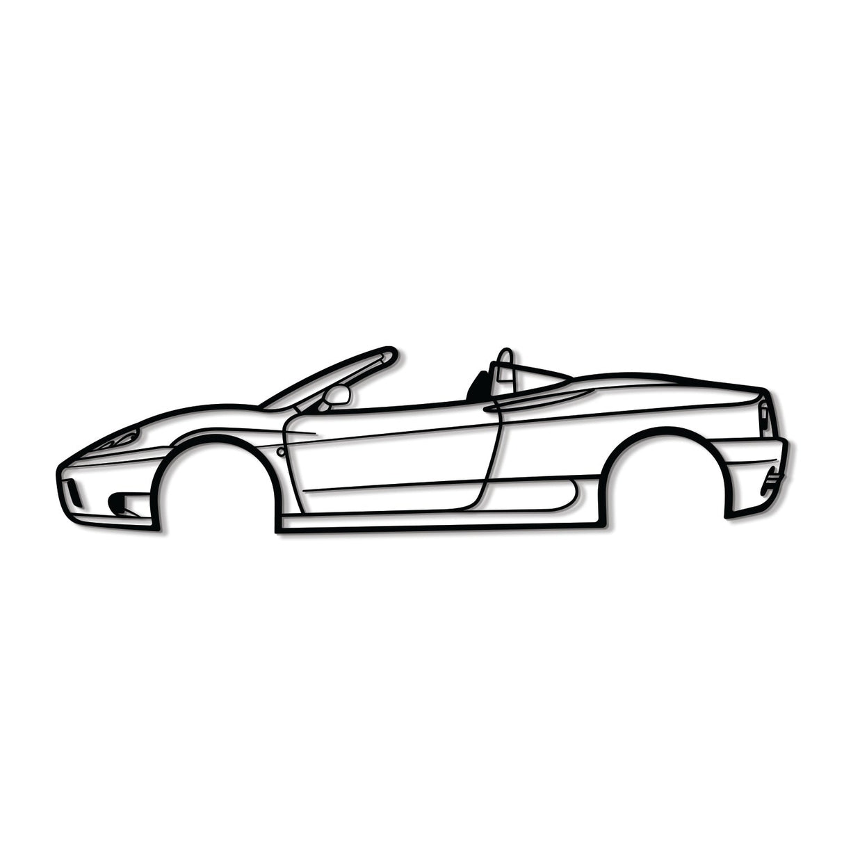 2001 360 Spider Version Metal Car Wall Art - NC0285