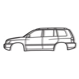 2001 Highlander 1st Gen (XU20) Metal Car Wall Art - NC0289