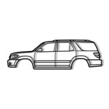 2001 Sequoia 1st Gen (XK30) Metal Car Wall Art - NC0293