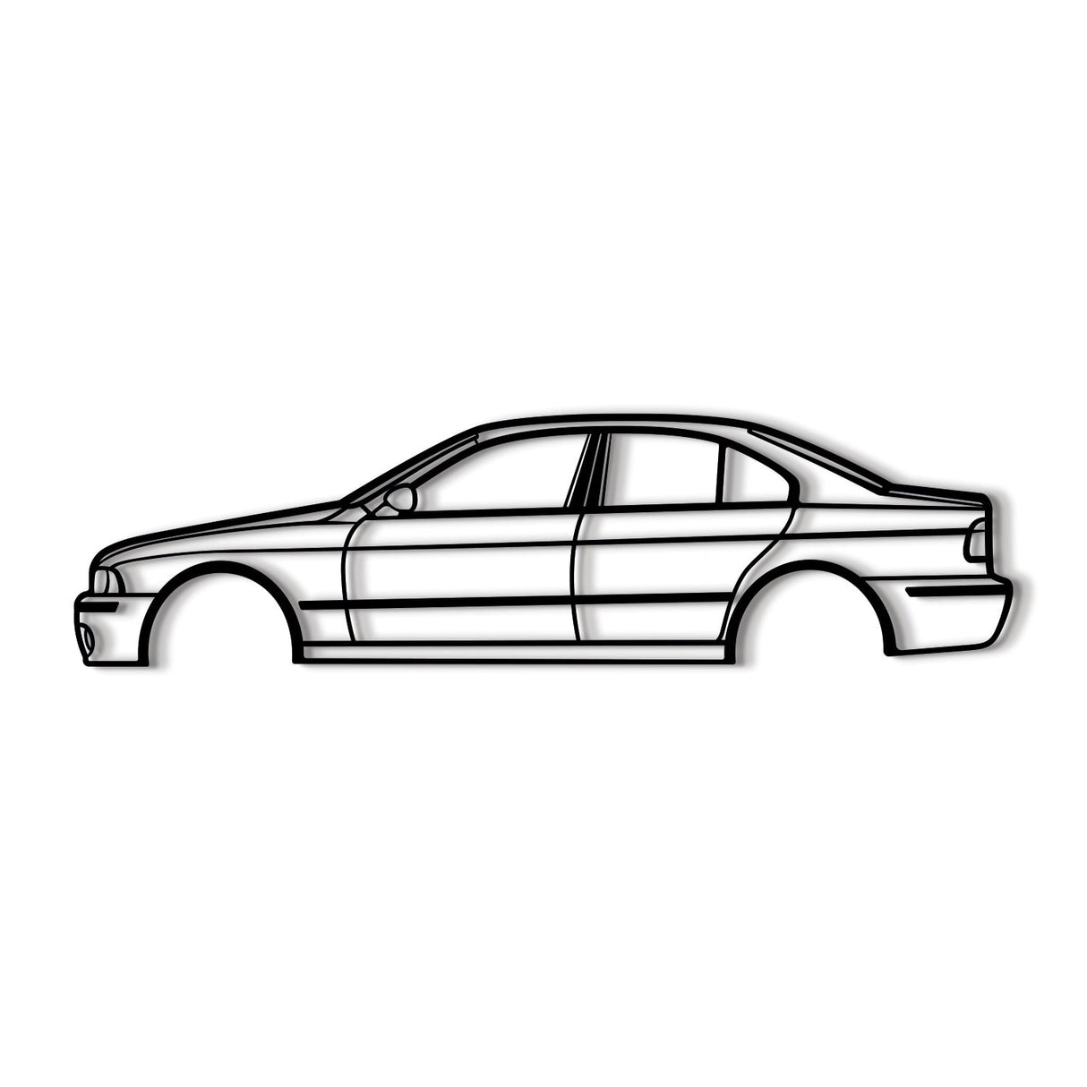 E39 M5 Metal Car Wall Art - NC0952