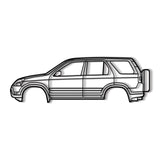 2002 CR-V 2nd Gen Metal Car Wall Art - NC0296