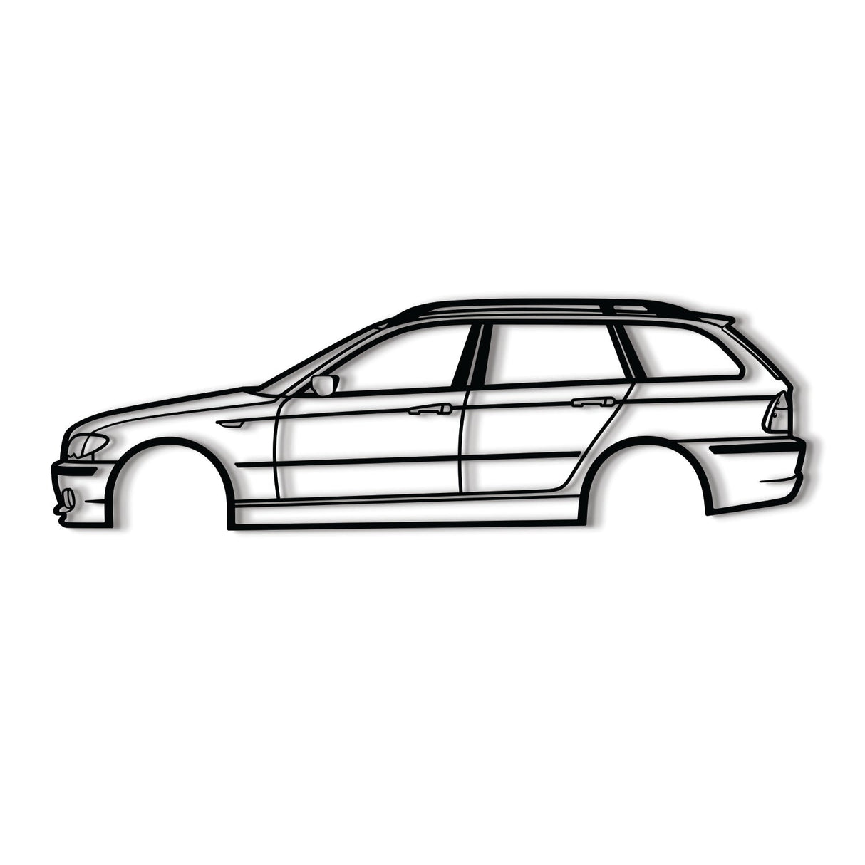 E46 Touring Metal Car Wall Art - NC0960