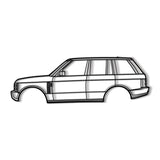 2003 Range Rover L322 (3rd Gen) Metal Car Wall Art - NC0309